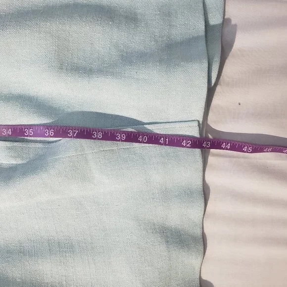 Oscar de La Renta Curved Seam w/pockets Dress Size 10. Sky Blue classy dress. - Picture 2 of 8